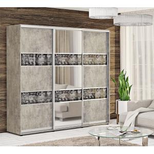 Шкаф-купе трехдверный 180х45х240 с фотопечатью, зеркалом и ДСП Комфорт
Шкаф-купе трехдверный 180х45х240 с фотопечатью, зеркалом и ДСП Комфорт